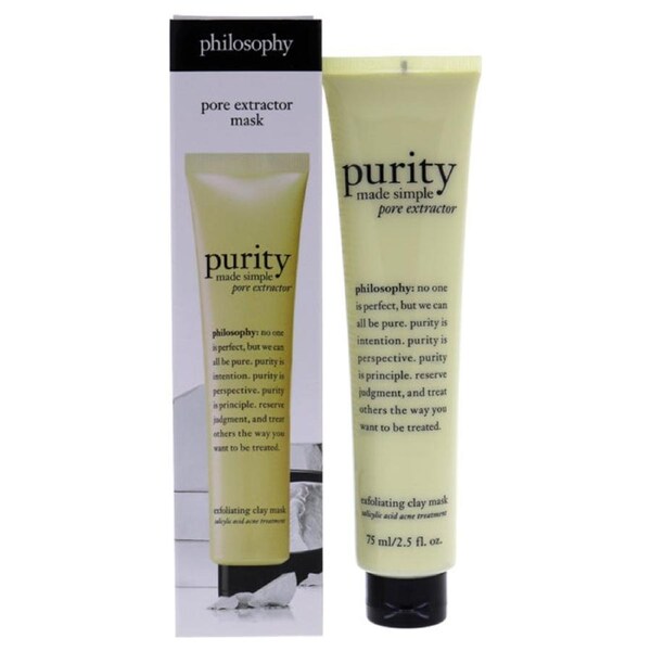 Purity Made Simple Pore Extractor Exfoliating Clay Mask by Philosophy for Unisex - 2.5 oz Mask 2.5 oz