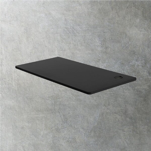 Oikiture 120-160cm Electric Standing Desk Top 5 Colors Black-120cm