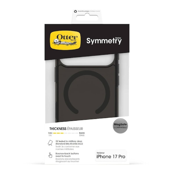 OtterBox Symmetry MagSafe For Apple iPhone 17 Pro Case 77-99427 - Black Black