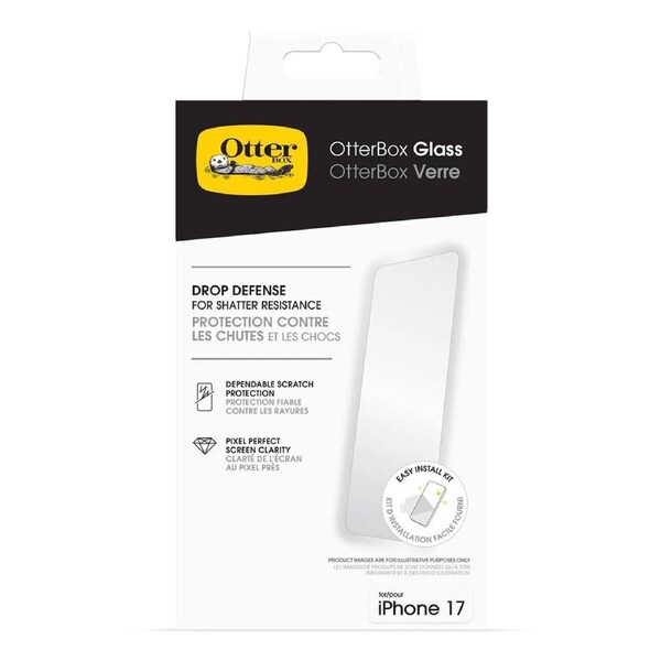Otterbox Glass Screen Protector for iPhone 17 77-98674 - Clear Clear