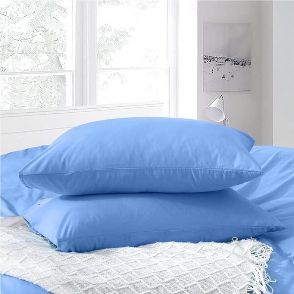 LINENOVA 2000TC Microfibre Soft Pillow cases Standard/Queen/King/European Size Pillow Cover Home Decor King / Ocean