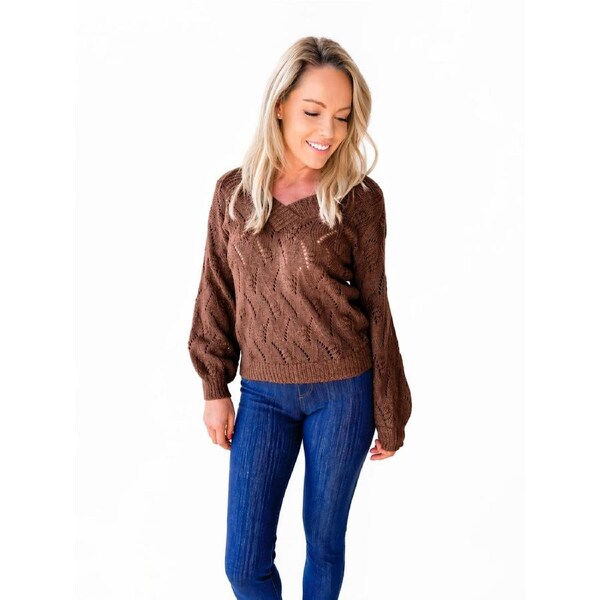 Bellini Peach Knit Pullover 14