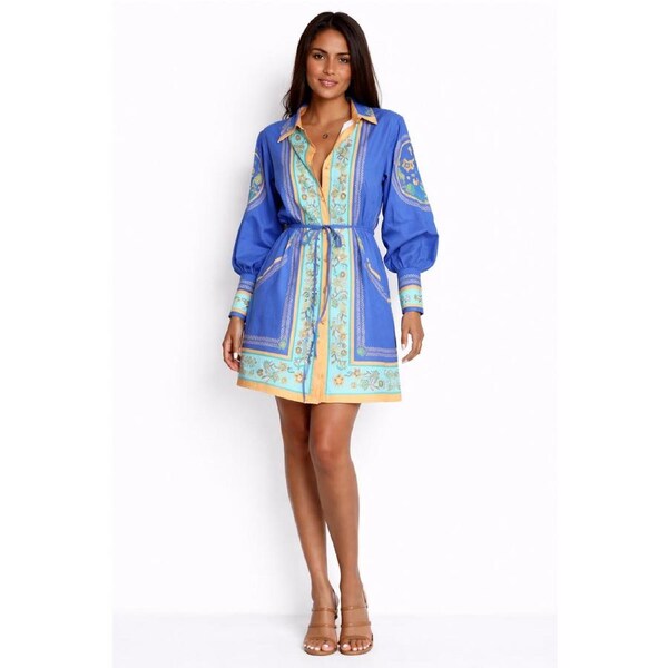 Lotus Loose Fit Long Sleeve Mini Dress – Effortless Comfort and Style L