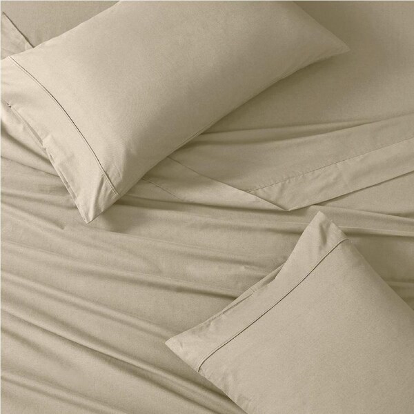 100% Organic Washed Cotton Sheet Set - Linen Queen