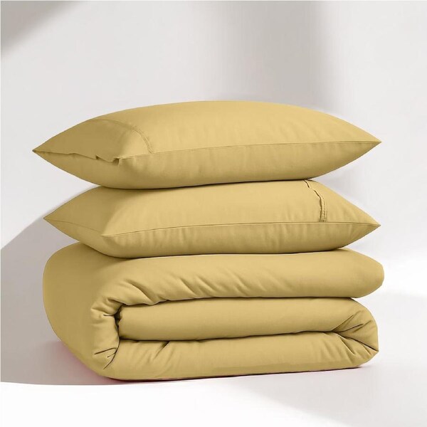 100% Organic Washed Cotton Quilt Cover Set - Cocoon Queen