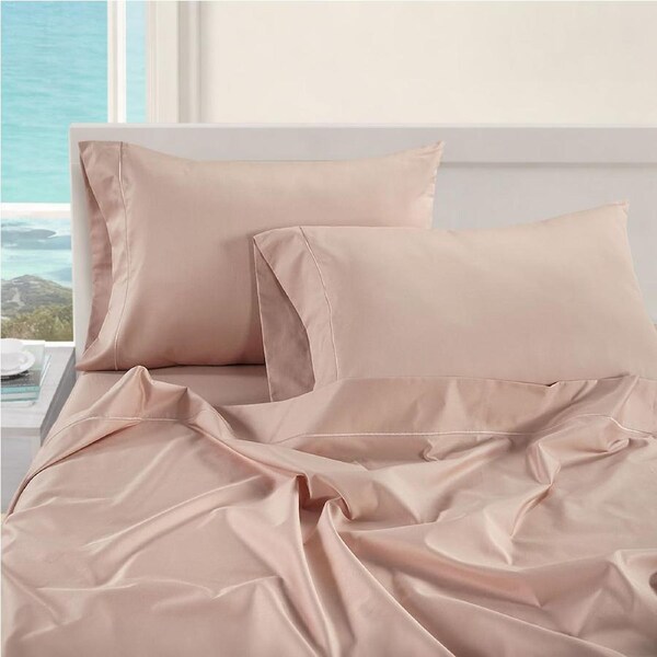1000TC Pure Egyptian Cotton Sheet Set - Sepia Rose Queen