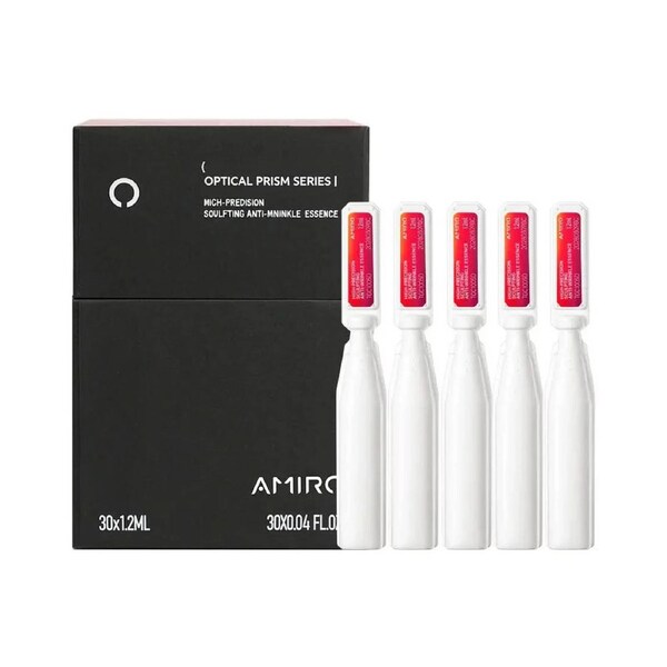 Amiro Optical Prism Series High-Precision Sculpting Anti-Wrinkle Essence (30 pcs) Black