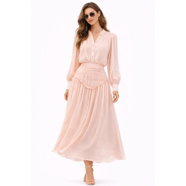 Kyle Shirt – Blush Oversized Soft Shirt XS / Blush