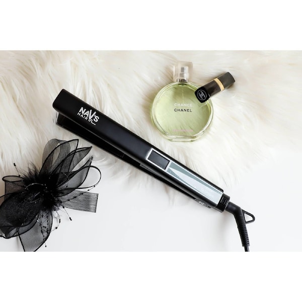 Black Slim Matte Titanium Plate Straightener Matte Black