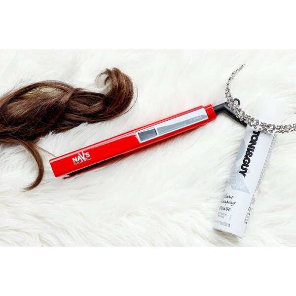 Red Slim Titanium Straightener Red