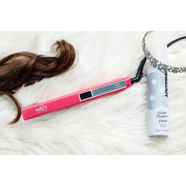 Pink Slim Titanium Plate Straightener Pink
