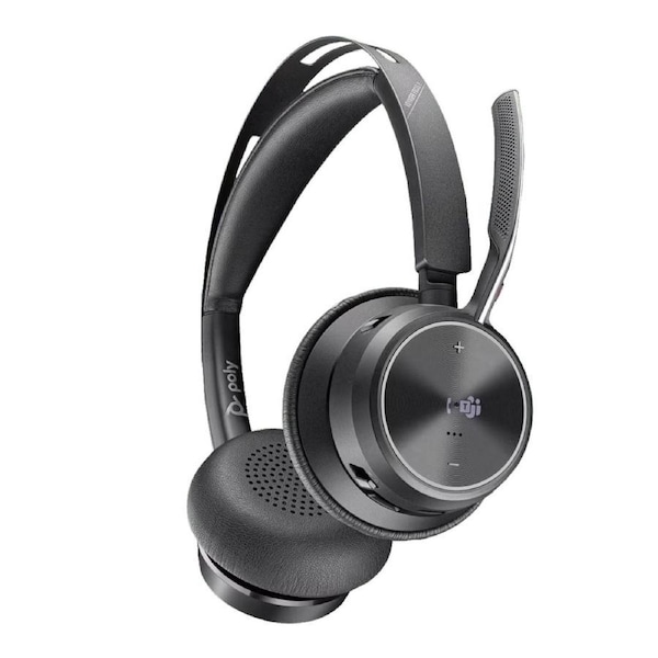 HP Poly Voyager Focus 2 USB-C-C Headset +USB-C/A Adapter 9T9J4AA Black