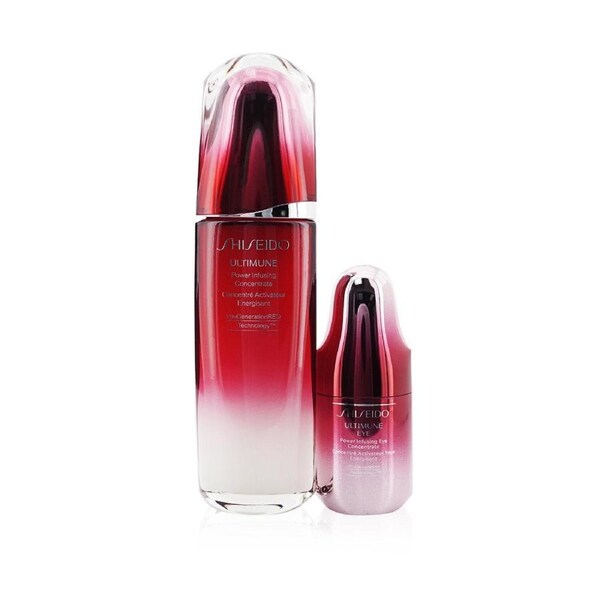 Shiseido Ultimune Power Infusing (ImuGenerationRED Technology) Set: Face Concentrate 100ml + Eye Concentrate 15ml 2pcs 2pcs