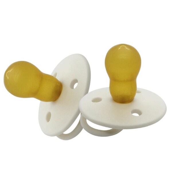 Mininor Dummy 6m+ Latex - 2 Pack Snowberry
