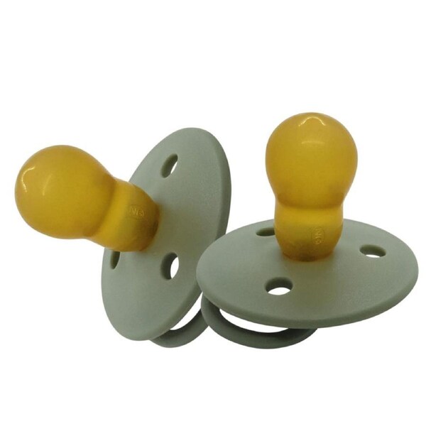 Mininor Dummy 6m+ Latex - 2 Pack Willow Green