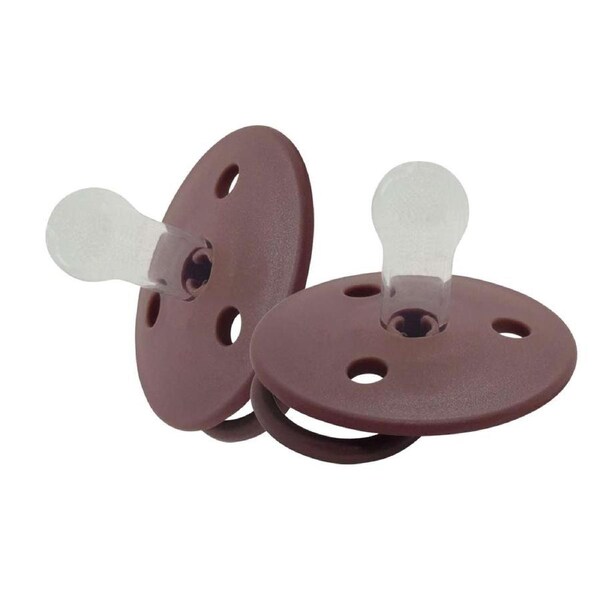 Mininor Dummy 0m+ Silicone - 2 Pack Heath Flower