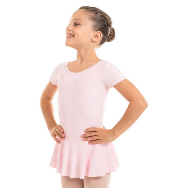 Domyos Girls' Ballet Skirted Leotard Pink 10-11 Years / 141-148 cm / Pink