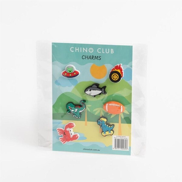 ChinoClub Boys Chino Charms Set Of 7 Multicolor
