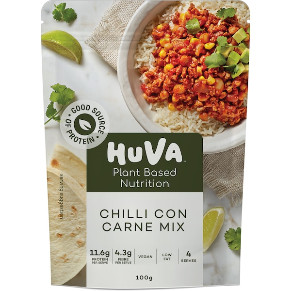 HuVa Plant Based Chilli Con Carne Mix 100g