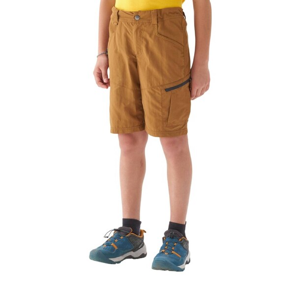 Quechua Kids’ Hiking Shorts, 7 15 Years, Mh500 Brown 12-13 Years / 151-160 cm / Brown