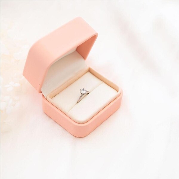 Double Wedding Ring Box PINK