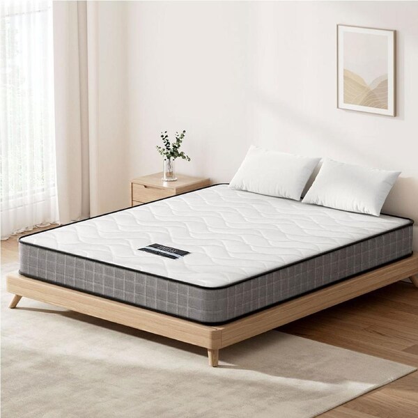 1 Giselle Mattress Queen Double King Single Bed Firm Spring Foam Pillow Euro Top Alessio / Queen