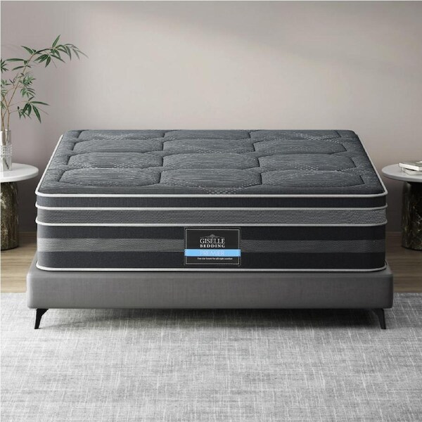 Giselle Mattress Euro Top Memory Foam Bed Queen Double King Single 35cm Kristie Series-Queen