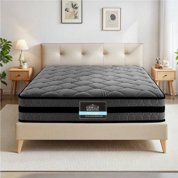 Giselle Mattress Euro Top Memory Foam Bed Queen Double King Single 22cm Wendell Series-King Single