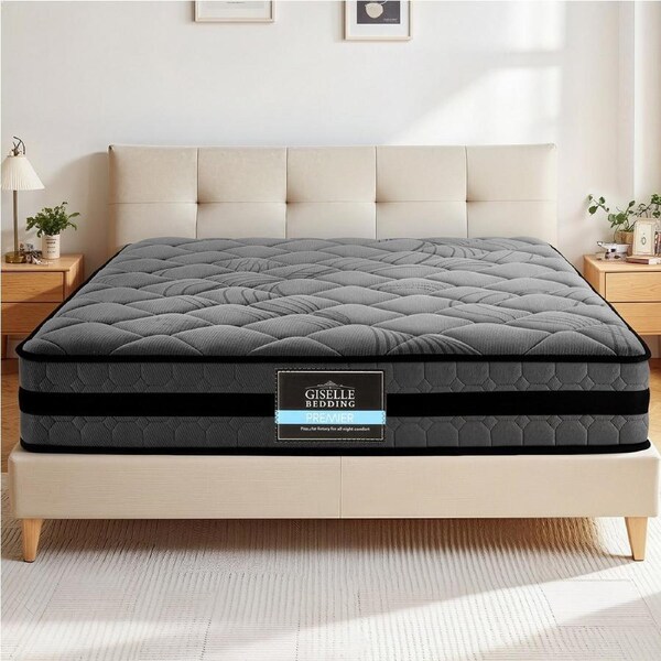 Giselle Mattress Euro Top Memory Foam Bed Queen Double King Single 22cm Wendell Series-Queen