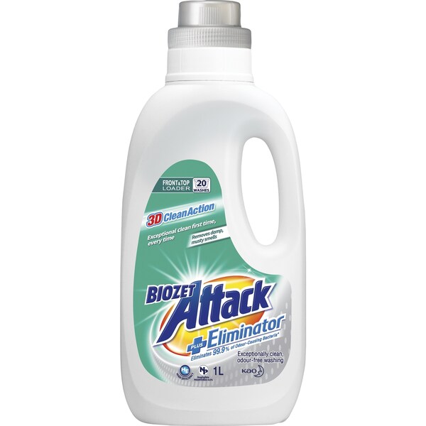 Biozet Attack Plus Odour Eliminator Liquid 1l