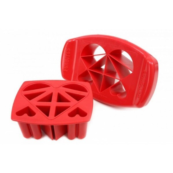 Funbites Sandwich Cutter - Hearts Red