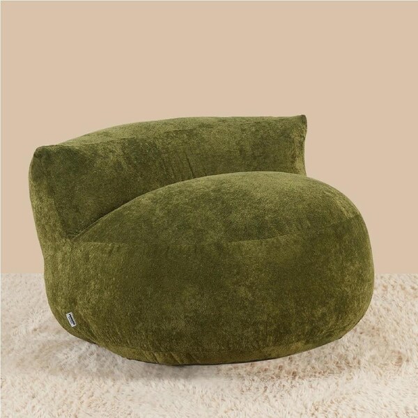 Grumpi Furniture Plumpi Beanless Beanbag - Fleece Green Fleece Green