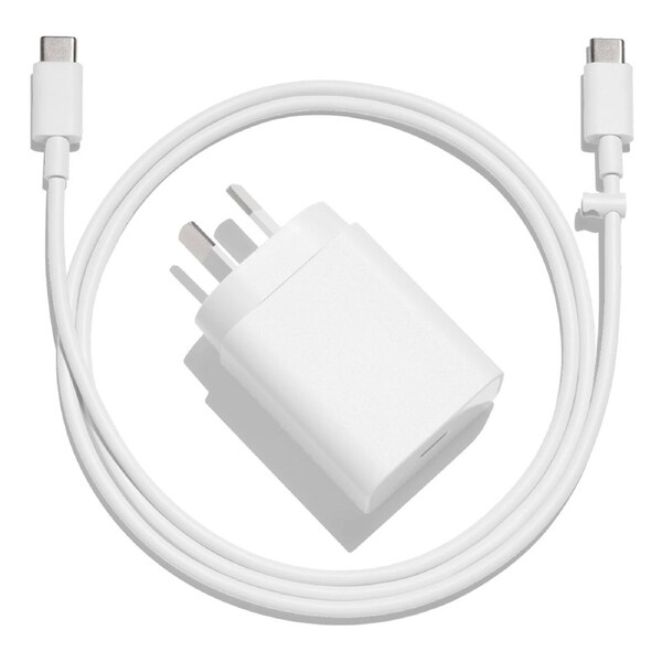Google 18W USB-C Fast Charging Power Adapter - White White