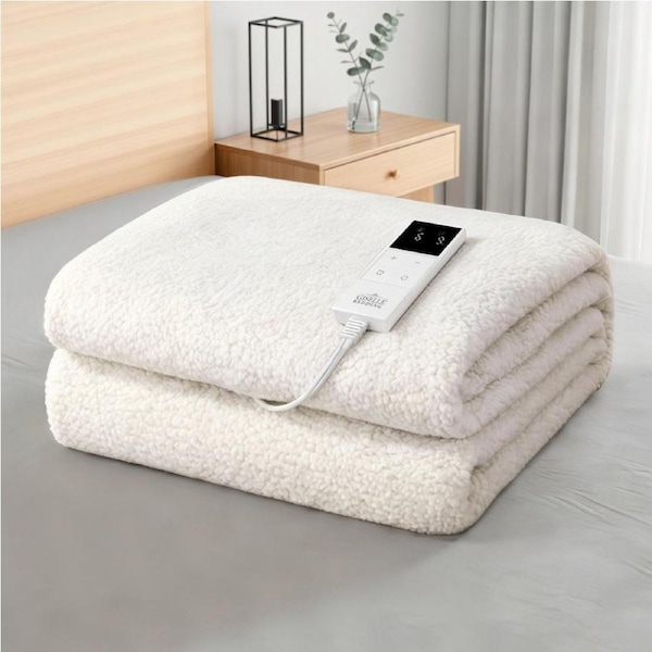 Giselle Electric Blanket Heated Fleecy Underlay All Size King Single