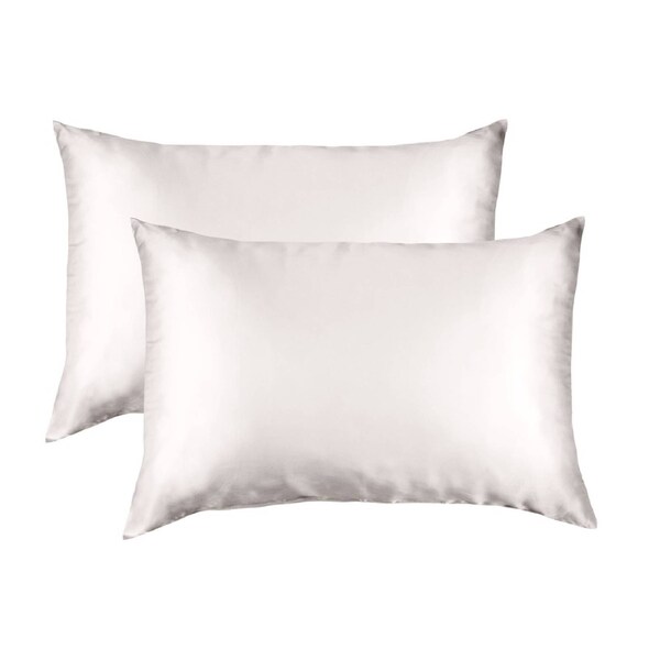 Royal Comfort Mulberry Silk Hypoallergenic Pillowcase Twin Pack Olive