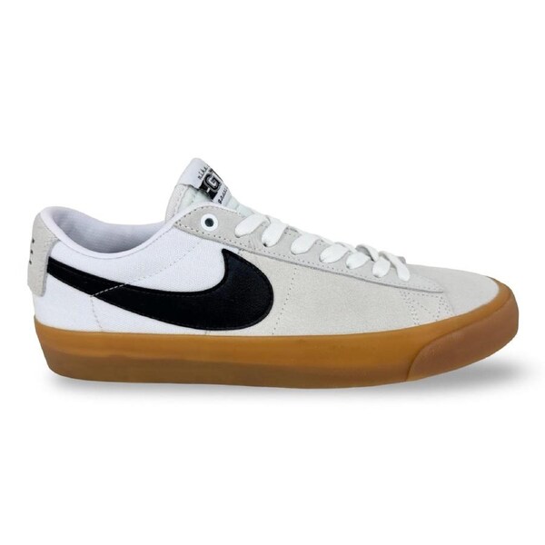 Nike Men's Sb Zoom Blazer Low Pro Gt Shoe - White Black Gum US MEN 7 / WMN 8.5