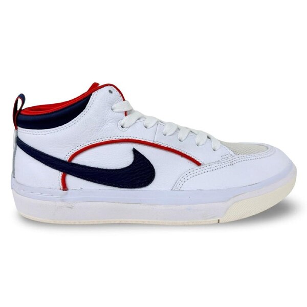 Nike Men's SB React Leo PRM Sneakers – White/Midnight Navy US 11