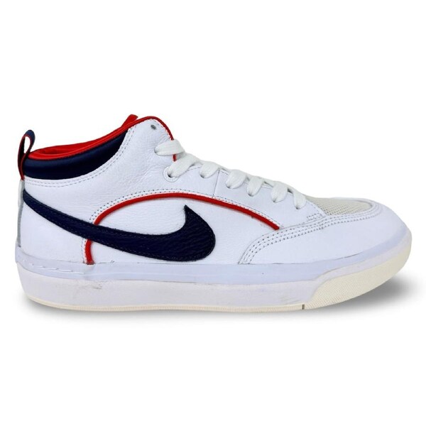 Nike Men's SB React Leo PRM Sneakers – White/Midnight Navy US 13