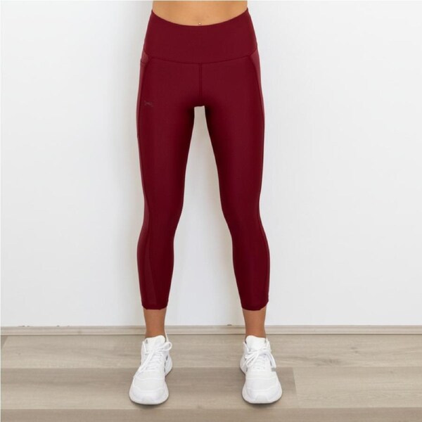 Under Armour Women's Heatgear Armour Ankle Tights - League Red/Dark Maroon S