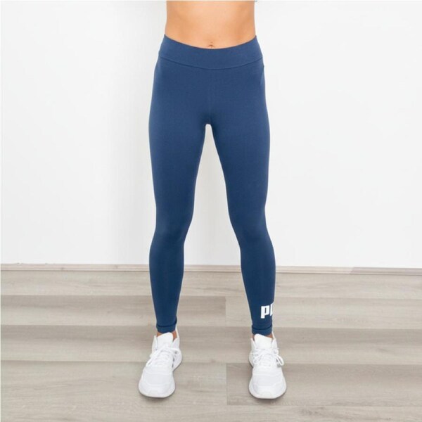 Puma Women's Essentials Logo Leggings / Tights - Dark Denim L