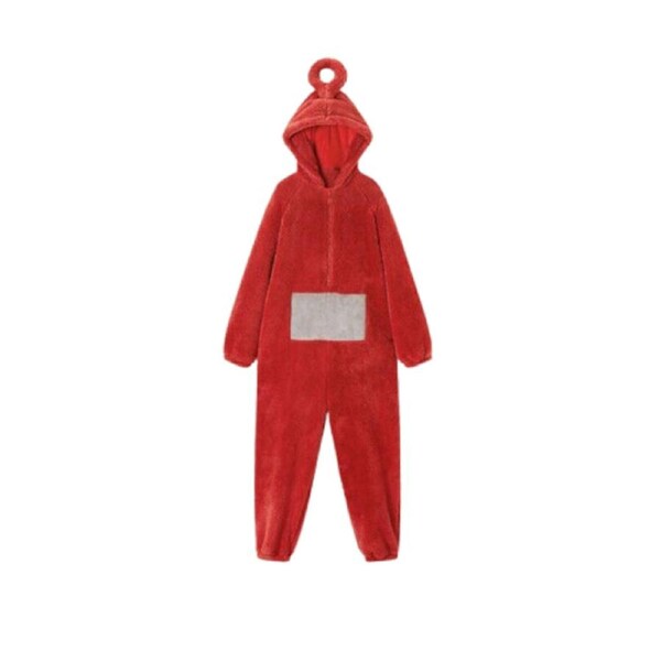 Adult Teletubbies Costume Po Onesie Cartoon Cosplay Book Week - Red L