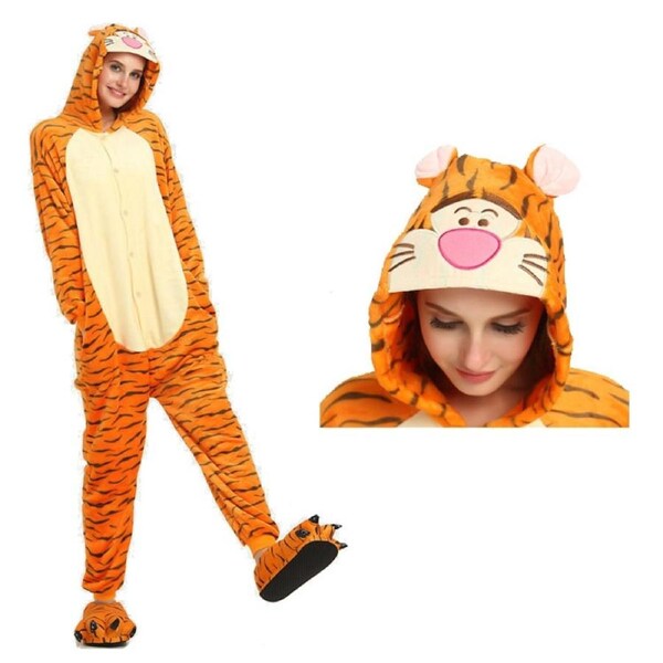 Kids Tigger Onesie Kigurumi Pajamas Costume Cartoon Cosplay XL