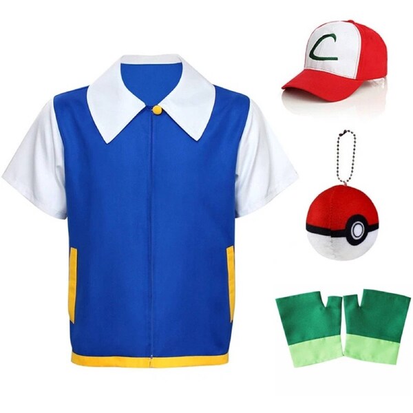 Kids Ash Ketchum Costume Book Week Cosplay 110