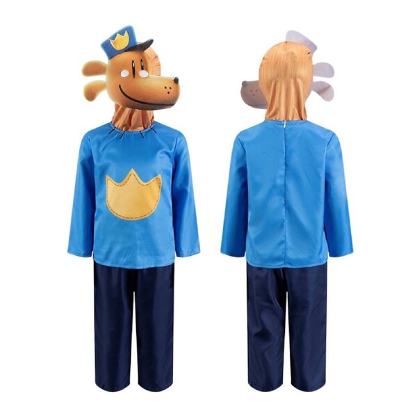 Kids Dog Man Costume Book Week Cosplay 110