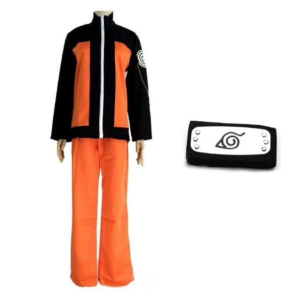 Kids Adult Uzumaki Naruto Costume Anime Naruto Shippuden Cosplay S