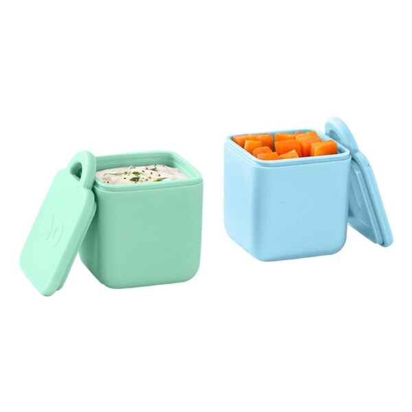 Omiedip Silicone Dip Containers Set 2 Blue/Mint