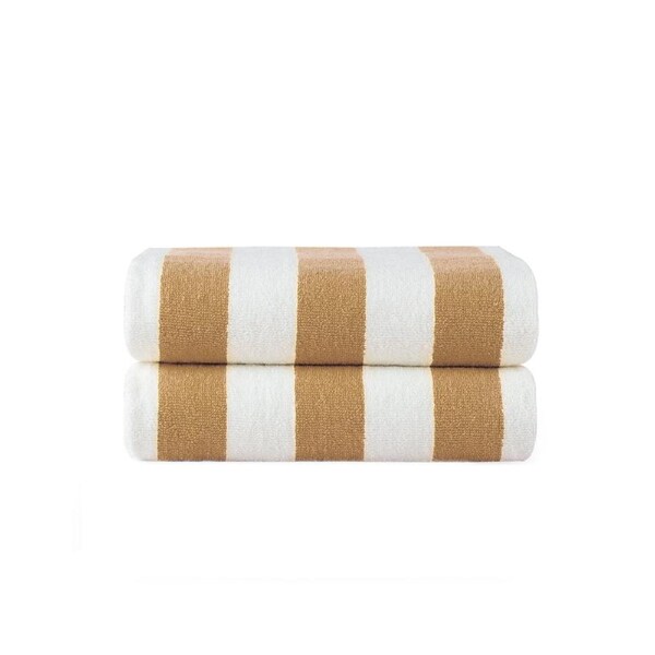 Cabana Beach Towels - Set of 2 Beige