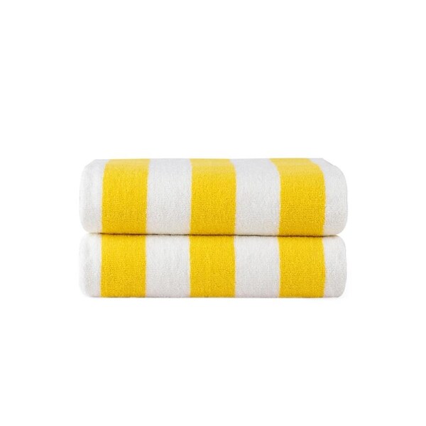 Cabana Beach Towels - Set of 2 Yellow