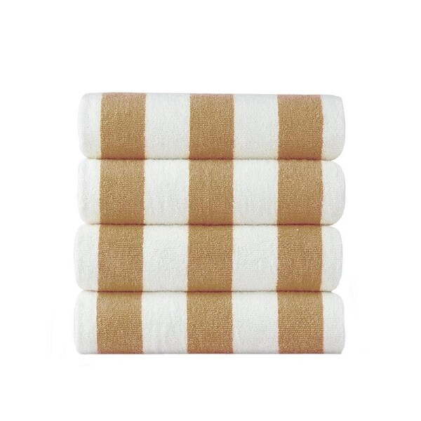 Cabana Beach Towels - Set of 4 Beige