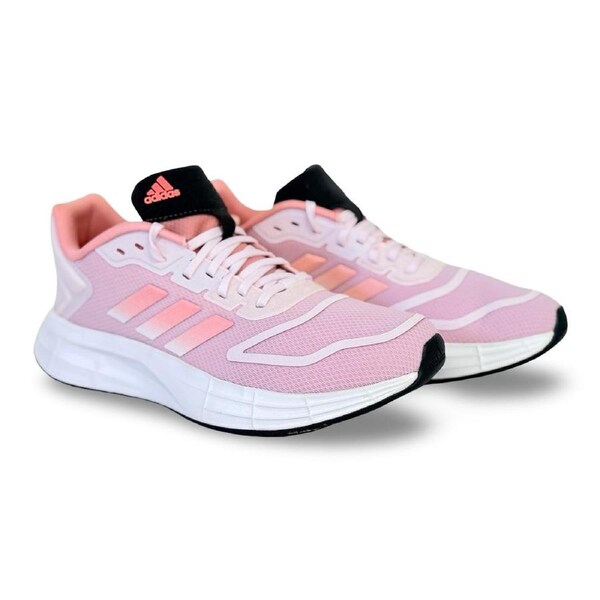 adidas Women’s DURAMO 10 Running Shoes – Almost Pink / Wonder Mauve / Acid Red US 8